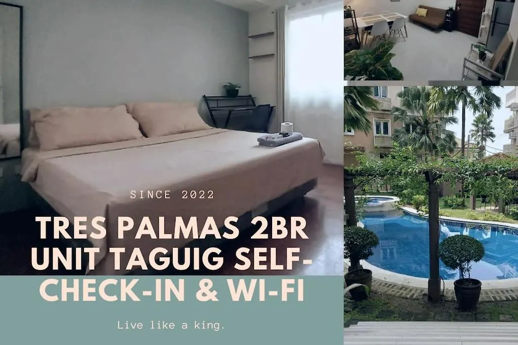 Tres Palmas 2Br Unit Taguig Self-Check-In & Wi-Fi Apartment Manila Philippines
